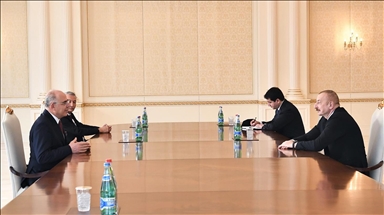 علی‌اف هیئت حزب حرکت ملی ترکیه را به حضور پذیرفت