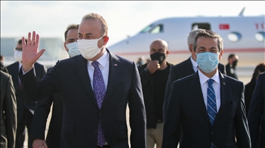 Turkey’s foreign minister holds talks in TRNC