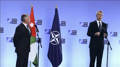 دیدار پادشاه اردن و دبیرکل ناتو در بروکسل