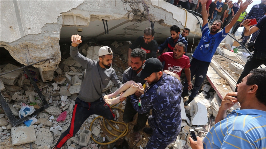 Gazze'de İsrail'in gerçekleştirdiği soykırım devam ediyor