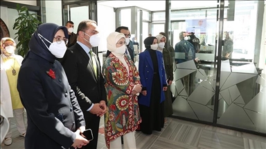  إسطنبول.. عقيلة أردوغان تفتتح معرضا لمنتجات إعادة التدوير