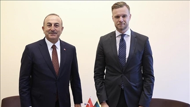 Turkish foreign minister meets Lithuanian, Estonian, Hungarian counterparts