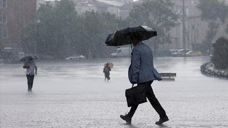 Meteorolojiden altı bölge için sağanak uyarısı