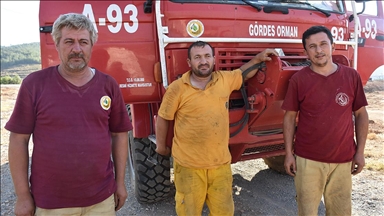 Kahraman 'alev savaşçıları'nın en büyük özlemi aileleri oldu