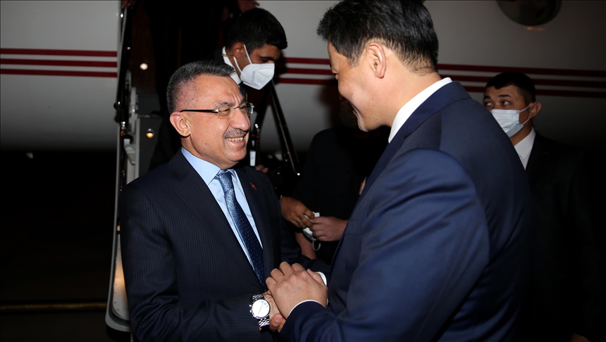 أوقطاي يصل قرغيزيا للمشاركة باجتماع اللجنة الاقتصادية المشتركة