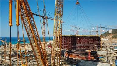 На энергоблоке №2 АЭС «Аккую» смонтирован второй ярус внутренней защитной оболочки