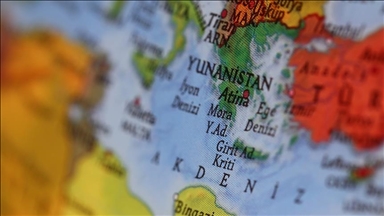 جاری شدن سیل در جزیره اَغری‌بوز یونان