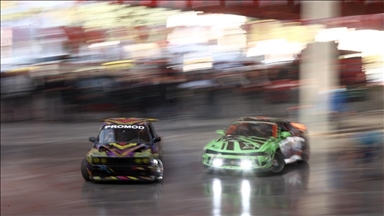 Başkentte, Tekno Motor Kampüsü'nün tanıtımı amacıyla drift gösterisi düzenlendi