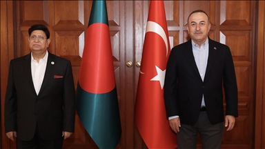 Turkish foreign minister hosts Bangladeshi counterpart in Ankara