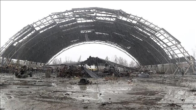 Anadolu Agency captures footage of world’s biggest cargo aircraft bombed by Russia