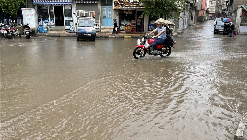 Kilis'te sağanak etkili oldu