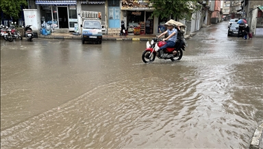 Kilis'te sağanak etkili oldu