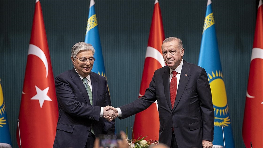 Cumhurbaşkanı Erdoğan: Kazakistan ile atacağımız adımlarla 10 milyar dolar  ticaret hacmi hedefine ulaşacağız