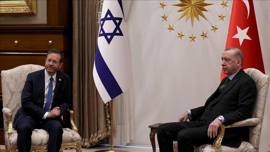 Turkish, Israeli presidents discuss bilateral, regional issues