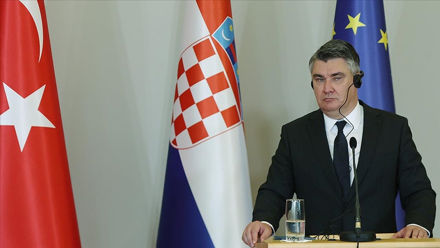 Hırvatistan Cumhurbaşkanı Milanovic: Türkiye, Hırvatistan'ın zor  zamanlarında gösterdiği destekle her zaman yanında oldu