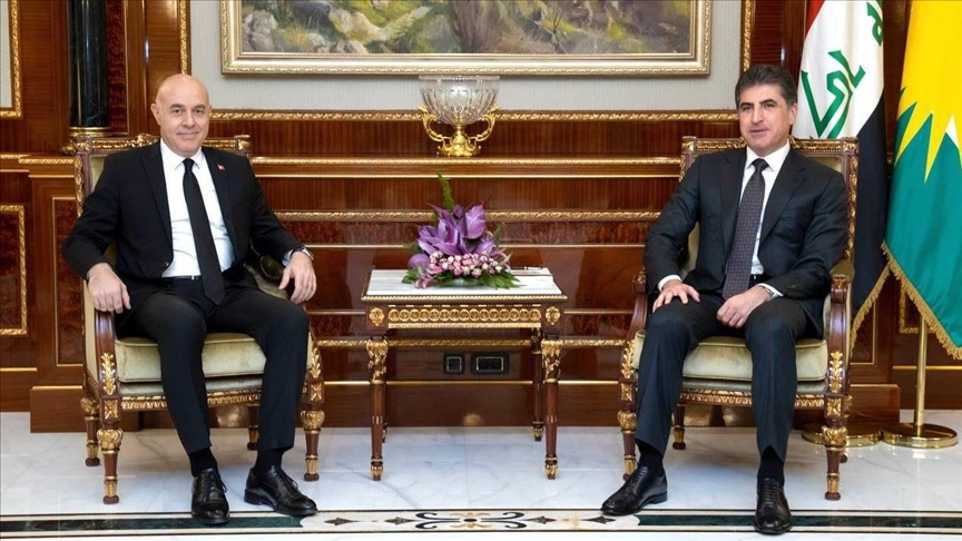 سفیر ترکیه در بغداد با نچیروان بارزانی دیدار کرد