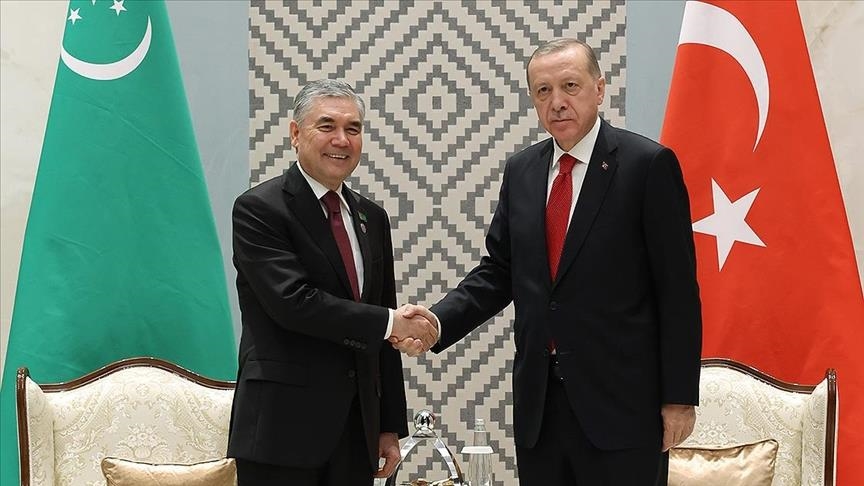 Президент Турции встретился с председателем верхней палаты парламента Туркменистана