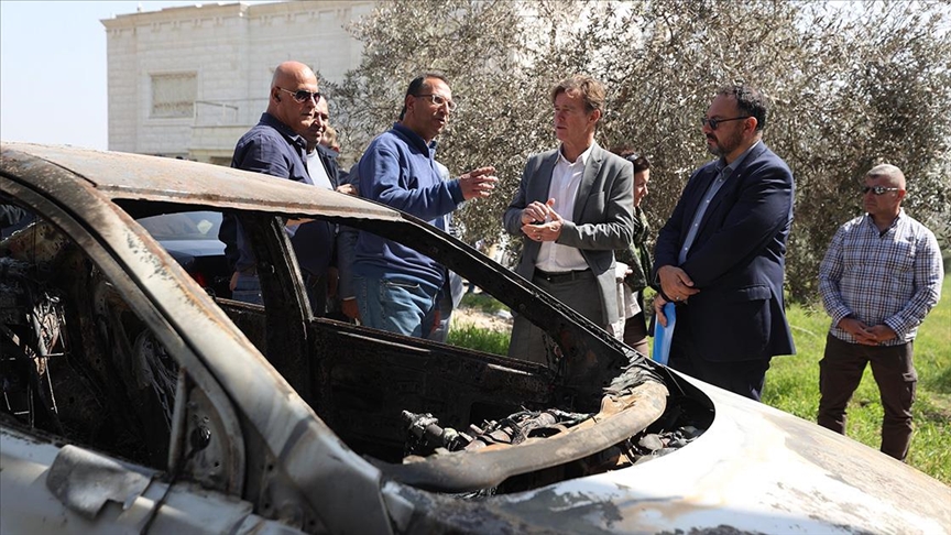 وفد أوروبي يزور بلدات فلسطينية تعرضت لعنف المستوطنين