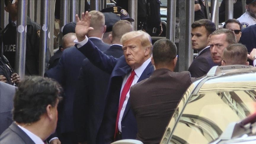 حضور دونالد ترامپ در دادگاه منهتن