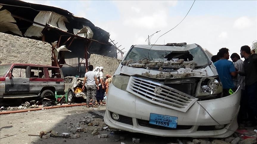 انفجار آمبولانس در یمن 