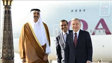 Эмир Катара прибыл в Узбекистан 