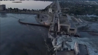 Presidente del Consejo Europeo califica de “crimen de guerra” ataque a la presa de Kajovka, Ucrania