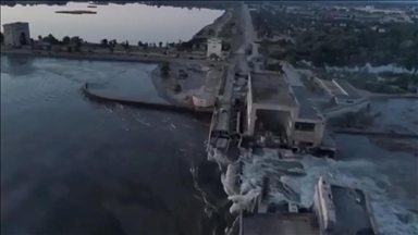 EU says attack on dam in southern Ukraine ‘war crime’