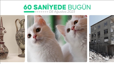 60 saniyede bugün (08 Ağustos 2023)