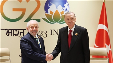 Turkish, Brazilian presidents meet in India for talks