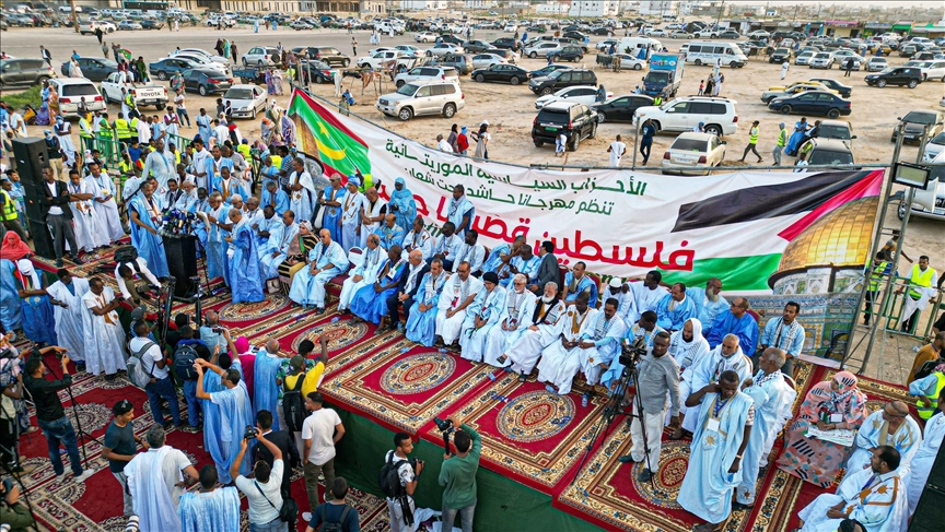 موريتانيا.. آلاف يشاركون في مهرجان جماهيري دعما لفلسطين
