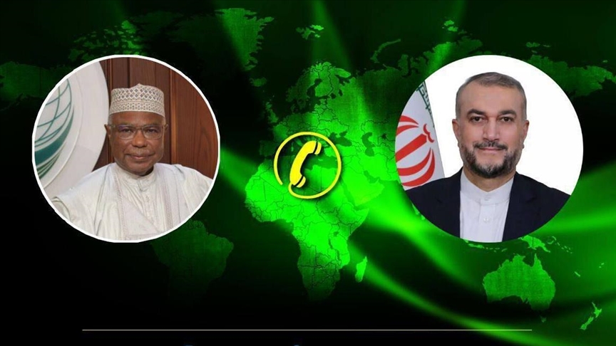 گفت‌وگوی تلفنی وزیر خارجه ایران با دبیرکل سازمان همکاری اسلامی