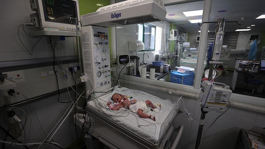 الصحة الفلسطينية: 39 رضيعا مهددون بالموت جراء انقطاع الأكسجين بمشفى الشفاء