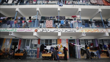 Displaced children in Gaza use schools for shelter, not learning