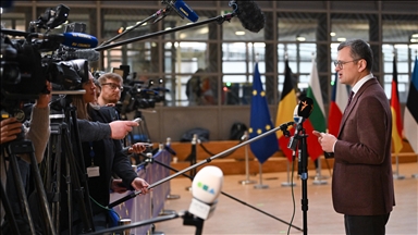 Top Ukrainian diplomat meets Azerbaijani, Hungarian, Armenian counterparts in Brussels