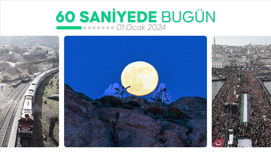 60 saniyede bugün (01 Ocak 2024)