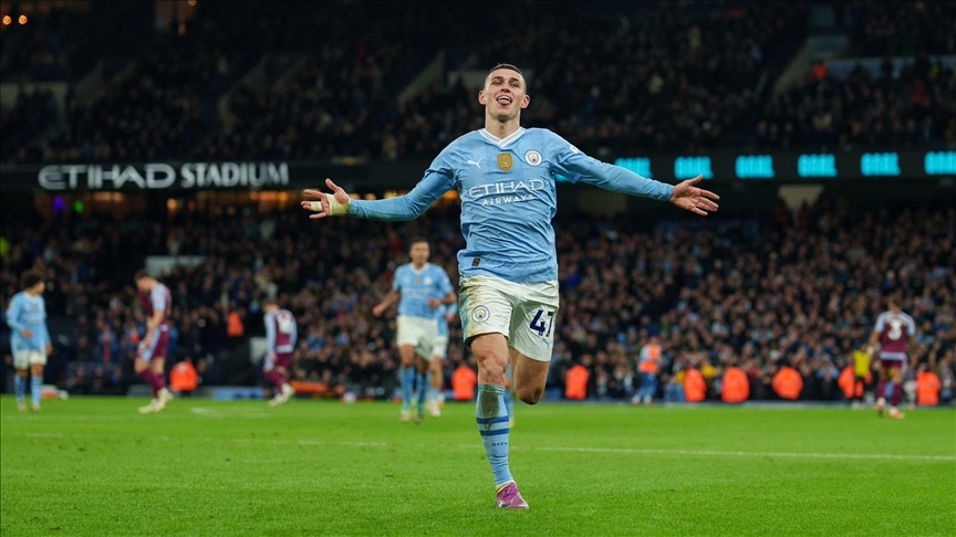 قدم.. فودين يقود السيتي للفوز على أستون فيلا في البريميرليغ