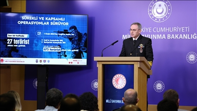 الدفاع التركية تعلن تحييد 27 إرهابيا خلال أسبوع