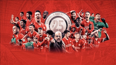 PSV, Eredivisie'de 25. şampiyonluğuna ulaştı