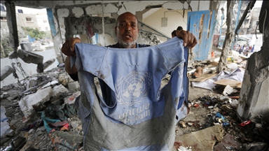 UN chief mourns staff slain, displaced by Israel in Gaza after another strike hits facility