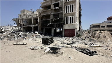 İsrail'in Gazze Şeridi'ne saldırılarında yıkılan evlerin enkazında ABD yapımı mühimmat kalıntıları bulundu