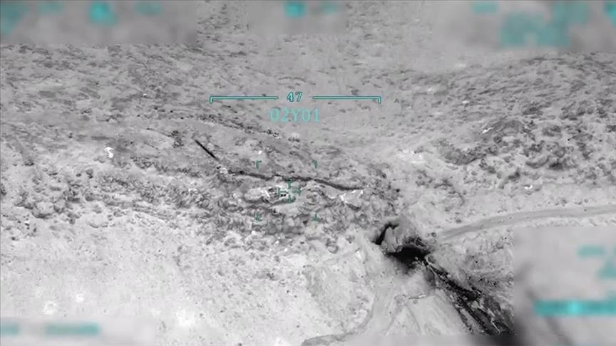 ترکیه: 5 تروریست پ.ک.ک/ی.پ.گ در شمال سوریه و عراق از پای درآمدند