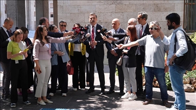 TBMM Başkanı Kurtulmuş, TİP Genel Başkanı Baş'ı kabul etti