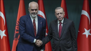 گفت‌وگوی تلفنی رئیس‌جمهور ترکیه با نخست‌وزیر آلبانی