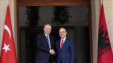 روسای جمهور ترکیه و آلبانی در تیرانا دیدار کردند