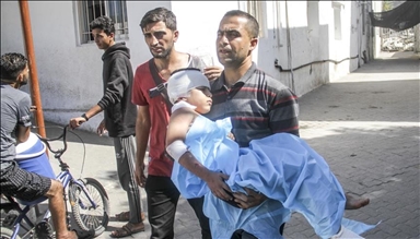 غزة.. مقتل 5 فلسطينيين في قصف جوي إسرائيلي على تجمع لمواطنين 