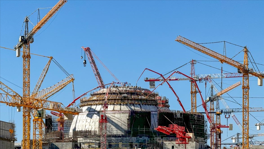 Завершено возведение наружной защитной оболочки здания реактора блока № 1 «Аккую»