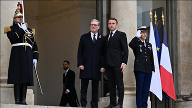 UK premier attends Paris Armistice ceremony, making him 1st British leader to do so since WWII