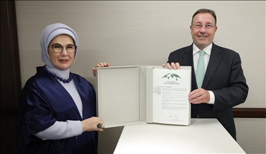 Эмине Эрдоган встретилась с исполнительным директором Программы развития ООН Ахимом Штайнером