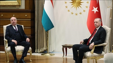 دیدار روسای جمهور ترکیه و مجارستان در آنکارا