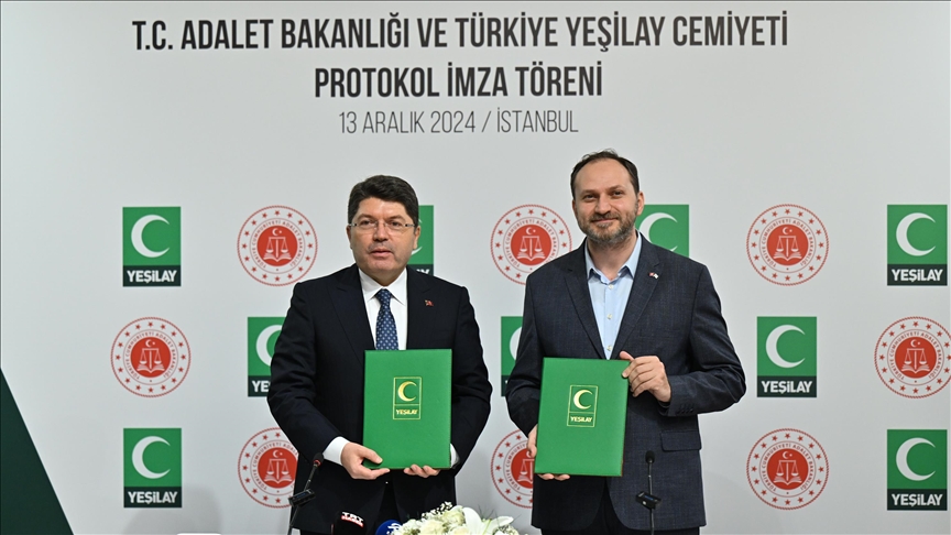 Adalet Bakanlığı ve Yeşilay arasında bağımlılıklarla mücadele